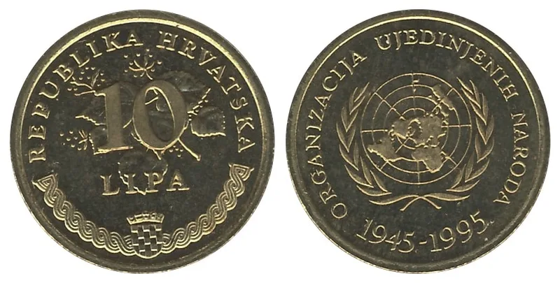 Hrvatska 10 lipa - OUN – Image 1