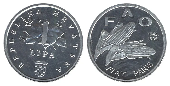 Hrvatska 1 lipa - FAO – Image 1